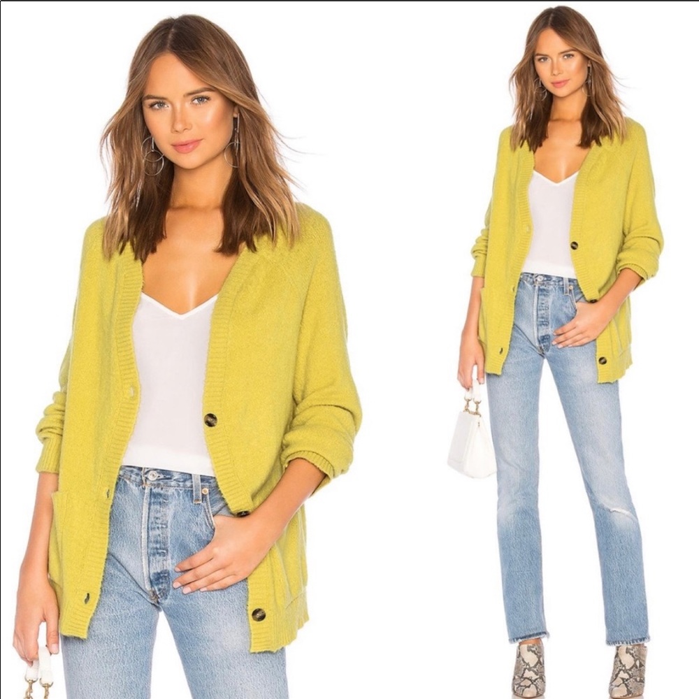 NWT For Love and Lemons Davis Button down cardigan